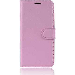 Nokia 3.2 Læder Flip Cover m. Pung - Lyserød