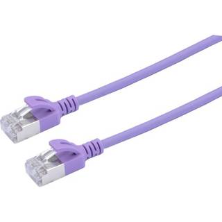 Prokord Slim CAT 6a U/FTP 2m Netværkskabel Lilla --> På fjernlager, levevering hos dig 10-10-2026