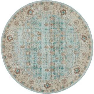 Rund chenillegulvtæppe Rimini, håndvævet