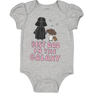 Star Wars nyf?dte babypiger kort?rmet baby bodysuit gr? 3-6 m?neder