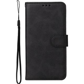 Samsung Galaxy S23 Læder Cover m. Pung og Strop - Sort