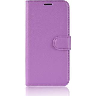 Nokia 3.2 Læder Flip Cover m. Pung - Lilla