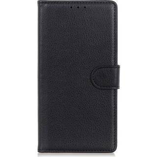 Nokia G50 Litchi Læder Cover m. Pung - Sort