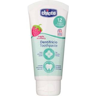 Chicco Oral Care Toothpaste Tandpasta til børn Smag Strawberry 12 m+ 50 ml - 50 ml