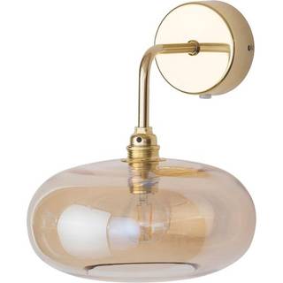 EBB & FLOW Horizon arm-væglampe guld/grøn Ø 21 cm