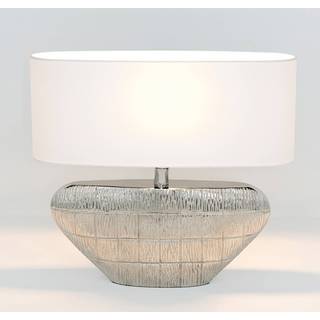 Holländer Bordlampe Cleopatra, Aluminium/grå/zink, Stue/spisestue, Aluminium, Moderne