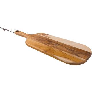 Tramontina Langt Provence Serverings bræt og skærebræt med håndtag - teak træ - Large 48 x 19 x 1,8 cm
