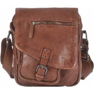 Umhängetasche Leder 25x28cm Vintage Washed 2917-24 | Greenburry.de