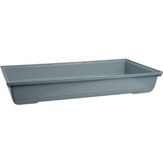 Bund til gnaverbur 122 x 58 x 16 cm grå