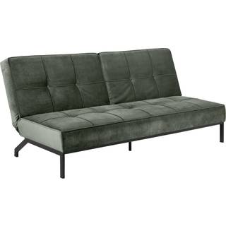 Peyton sovesofa skovgrøn, metal sort.