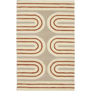 Håndtuftet uldtæppe Arne