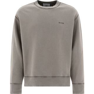 Ami Paris Logo cotton jersey sweatshirt - grey - EU 46