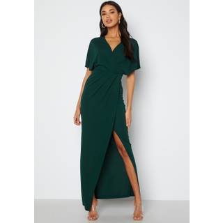 Wrap Slit Maxi Dress