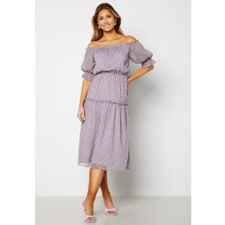 Freeda Printed off Shoulder Dress