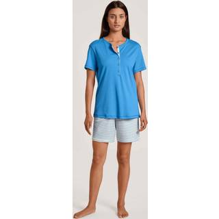 Calida Midsummer Dreams Short Pyjamas - Blue Pattern - X-Small