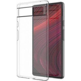 Google Pixel 6a Fleksibel Plastik Bagside Cover - Gennemsigtig