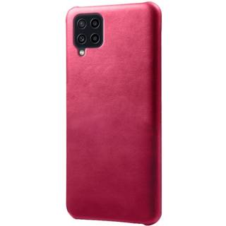 Samsung Galaxy M32 / M22 Læderbetrukket Cover - Lyserød