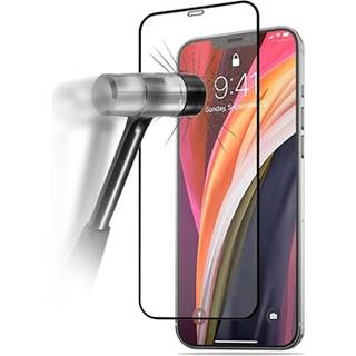 iPhone 12 Mini Full Cover Hærdet Glas Skærmbeskytter - Sort Kant