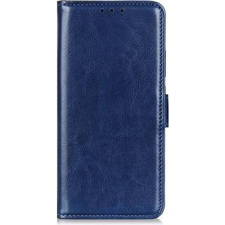 Samsung Galaxy M11 Læder Flip Cover m. Pung & Ståfunktion - Blå