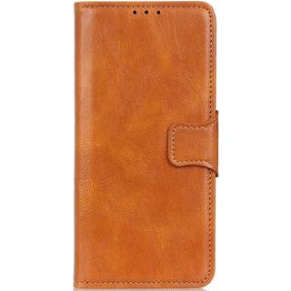 Samsung Galaxy S22 Vintage Texture Læder Flip Cover m. Pung - Brun