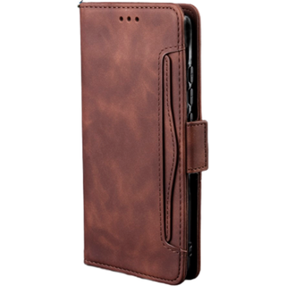 OnePlus Nord Læder Cover m. Udvendig Kortholder - Brun