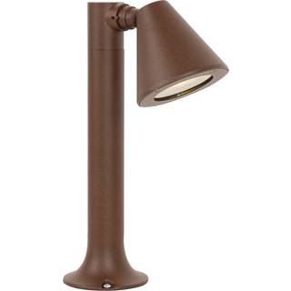 Moderne udendørs stolpe rustbrun 30 cm IP44 justerbar - Ciara
