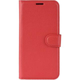 Huawei Y5 (2019) Litchi Læder Flip Cover m. Pung - Rød