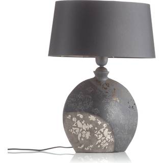 Holländer Bordlampe Mary, Sort, Stue/spisestue, Tekstil/stof/silke, Moderne