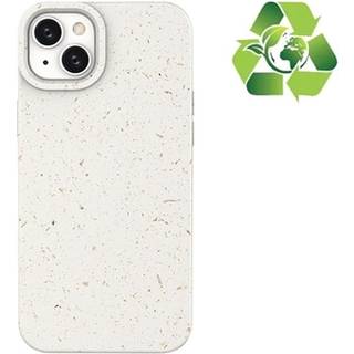 Eco Nature iPhone 14 Plus Hybrid Cover - Hvid