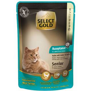 Senior Acceptance, pouch kylling, lever & laks 85 g