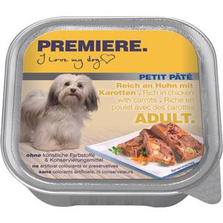 PREMIERE Adult Petit Paté, alu-bakke kylling & gulerødder 150 g