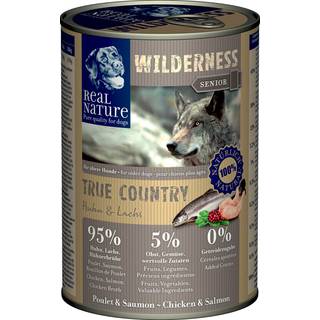 REAL NATURE Senior Wilderness True Country kylling & laks 400 g