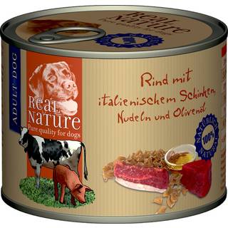 REAL NATURE Adult, dåse okse & skinke 200 g