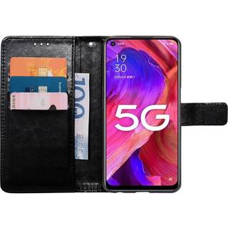 Wallet cover 3-kort Oppo A54 5G - Sort
