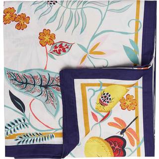 La DoubleJ Table Linens - 'Botanical' large tablecloth in Multicolor 100% Linen