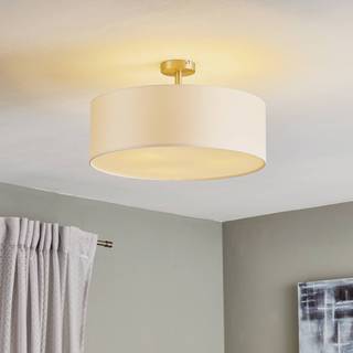 Havana loftlampe med baldakin, cremehvid