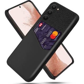 Samsung Galaxy S23 Læder Bagside Cover m. Kortholder - Sort