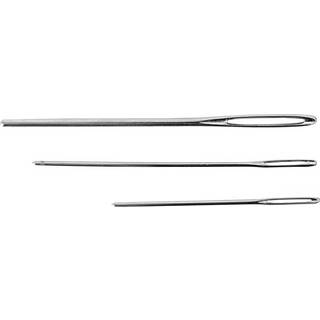 Wollnadeln 3er Set - Silber