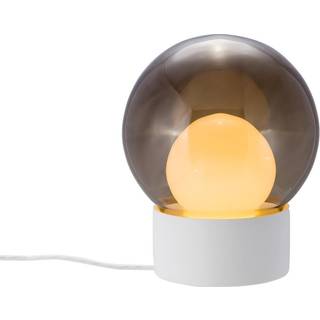 pulpo bordlampe Boule Small, klar/opal/sort, glas