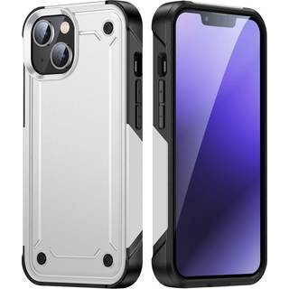 iPhone 14 Pro Stødsikker Håndværker Bagside Cover - Hvid