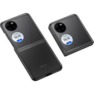 Huawei P50 Pocket Hårdt Plastik Cover - Gennemsigtig