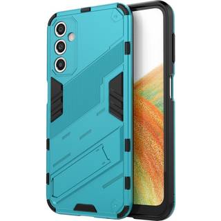 Samsung Galaxy A24 Hybrid Håndværker Bagside Cover m. Kickstand - Lyseblå