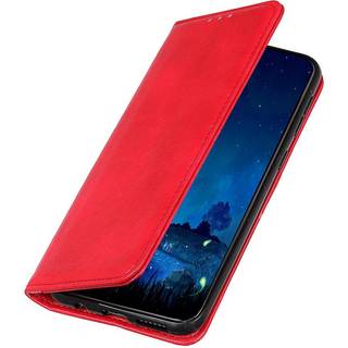 Huawei P Smart (2021) Moderne Neutralt Læder Cover m. Pung - Rød