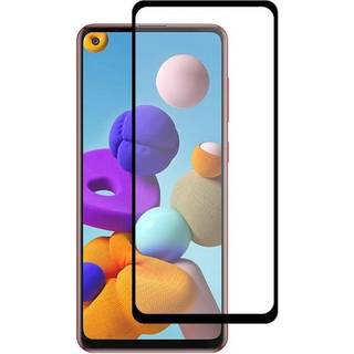 SKALO Samsung A21s FULL-FIT Hærdet Glas Skærmbeskyttelse