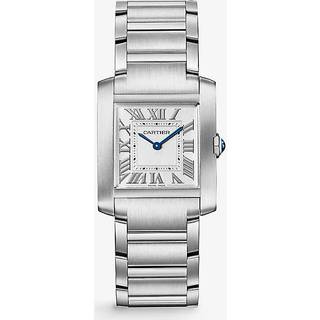 Cartier - Tank Française 32mm Stainless Steel Watch, Ref. No. WSTA0074 - Men - Silver