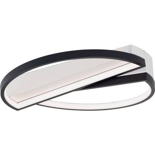 Olga LED-loftlampe, sort/hvid