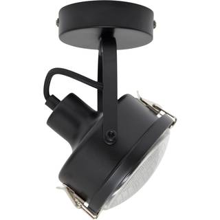 Satellit drejelig loftlampe i sort