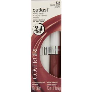 Covergirl Outlast hele dagen to trin Lipcolor Natural Blush 621 0,13 ounce
