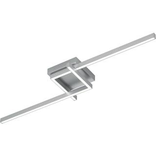Frida LED-loftslampe, 112x30 cm, mat nikkel