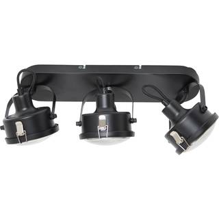 Satellite industriel loftlampe i sort